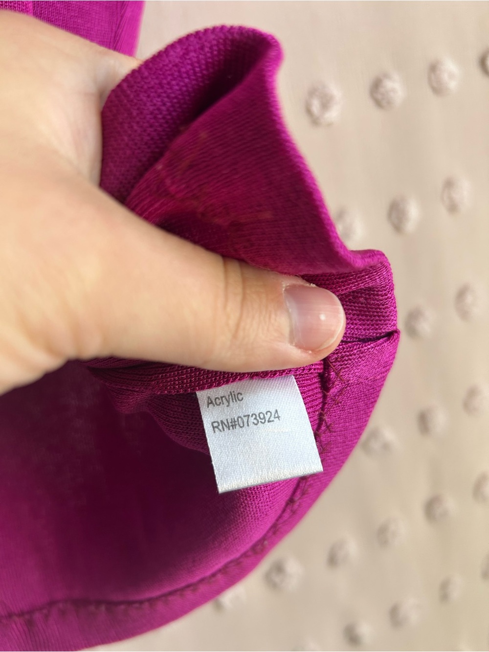 Ming Wang Sleeveless Mock Neck Tank Sz L Magenta - Picture 4 of 5